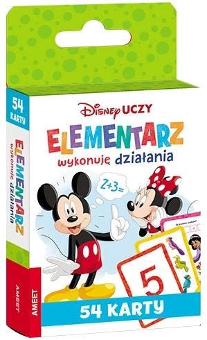Disney învață să numere – carduri de matematică