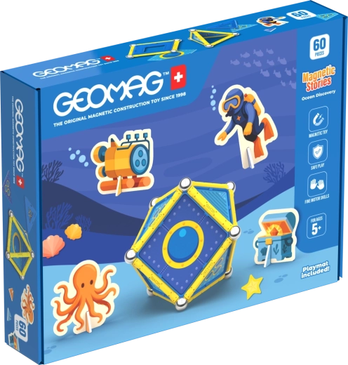 Geomag Magnetic Stories aventură oceanică 60 de piese