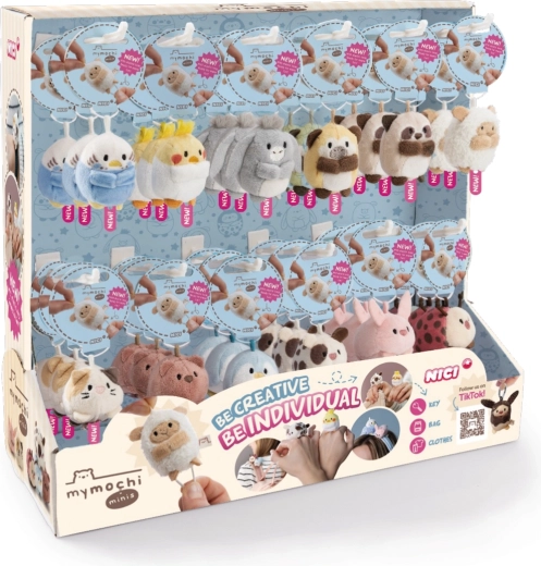 Nici MyMochi Minis Seria 3 – display cu brelocuri 5 cm, 36 buc., mix