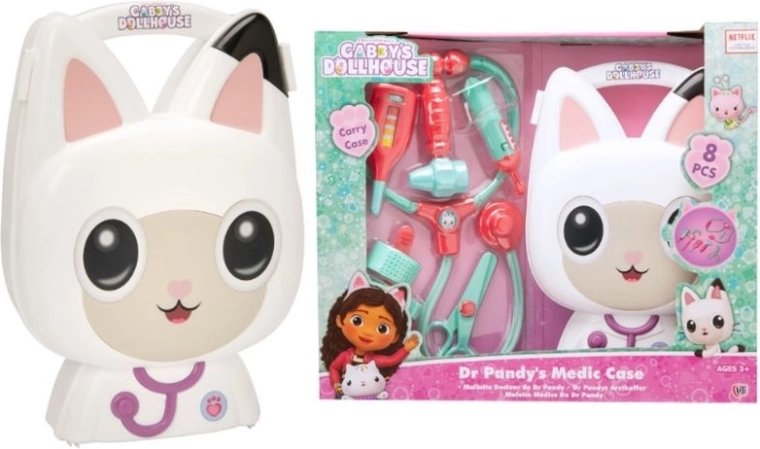 Gabby’s Dollhouse – trusă medicală pentru copii cu set, în valiză