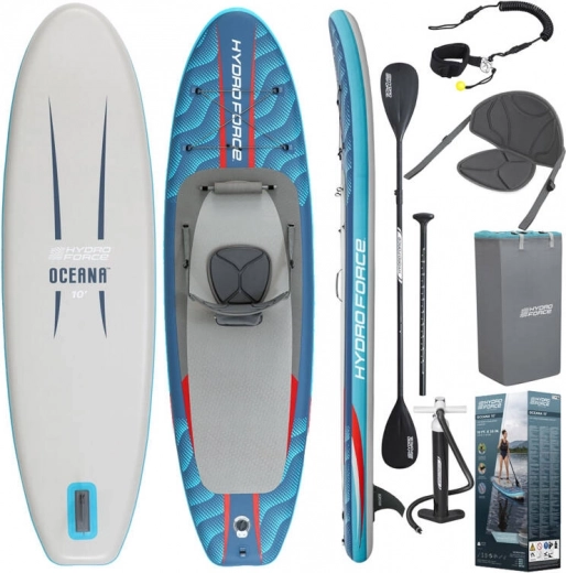 Paddleboard gonflabil HYDRO-FORCE OCEANA 2în1 cu scaun 305 × 84 × 15 cm