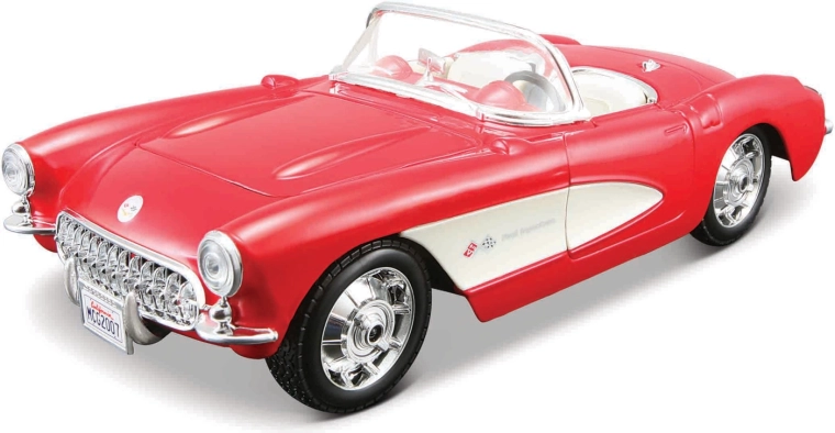 Maisto 1957 Corvette kit de asamblare model auto 1:24