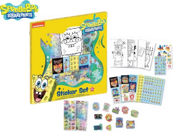 Set de autocolante SpongeBob (500 buc.)