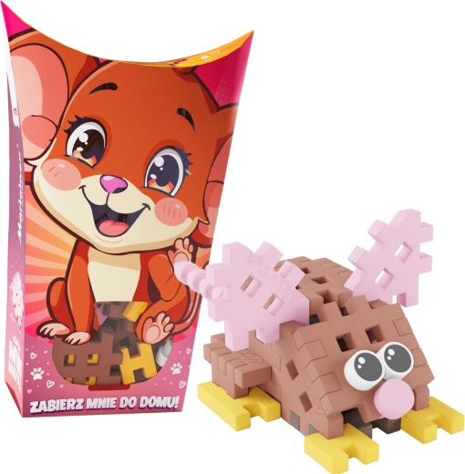 Set de construcție Mini Waffle Pocket Pets șoricel