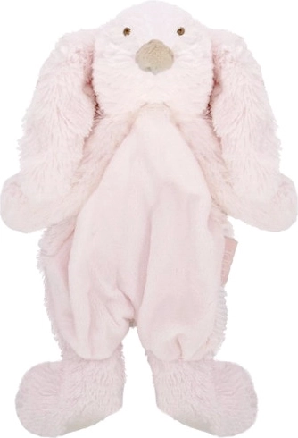 Iepuraș doudou din pluș roz 28 cm