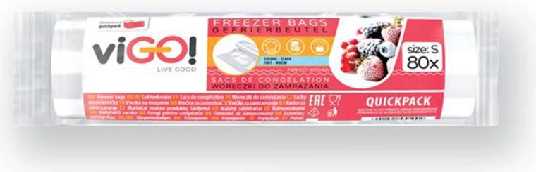 Pungi din polietilenă 20 × 30 cm, 80 buc.