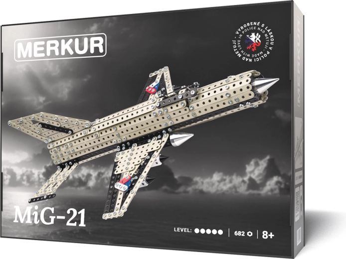 Merkur set de construcție avion de vânătoare MIG-21, 682 piese