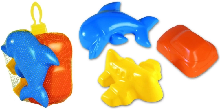 Forme de nisip Dohány 3 buc mix