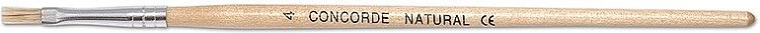 Pensulă plată școlară CONCORDE Natural nr. 4