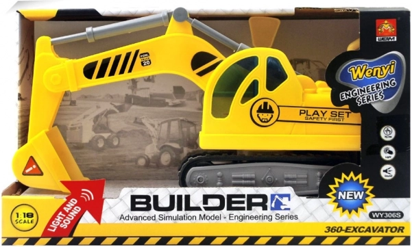 Excavator pentru copii cu efecte sonore și luminoase