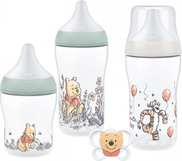 NUK Perfect Match Disney Winnie the Pooh set de biberoane și suzetă