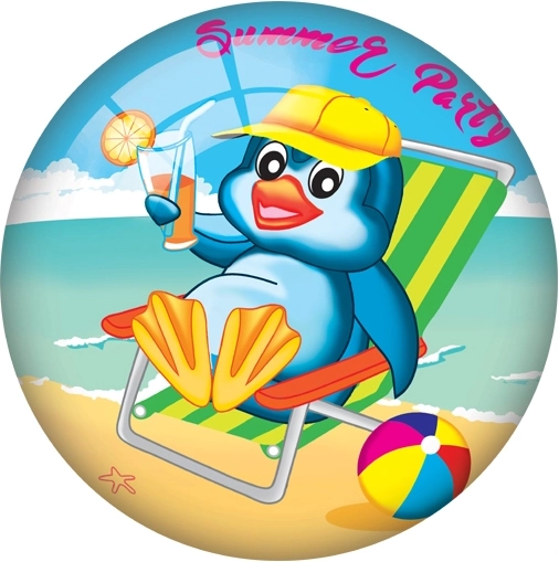 Mingea pentru copii cu pinguin vesel 23 cm