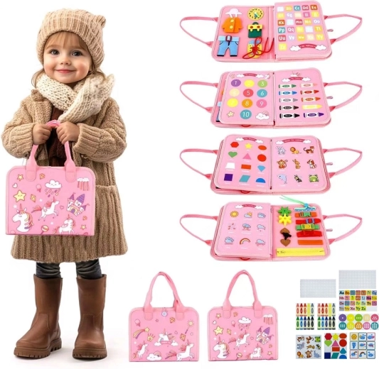 Carte senzorială busy Unicorn 3 de la 2Kids Toys