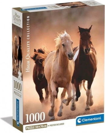 Puzzle Cai în galop 1000 piese