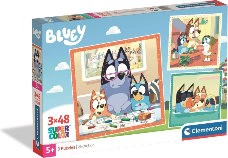 Puzzle BLUEY 3×48 piese