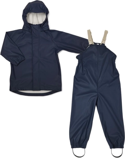 Nuuroo Carla set de ploaie pentru copii mini black iris măr. 98