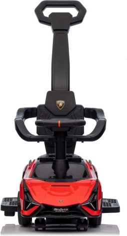 Lamborghini QLS-996T Mașinuță de împins cu mâner Roșu
