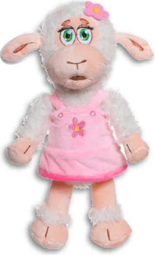 Jucărie de pluș Sheeperella 28 cm roz - 1 buc