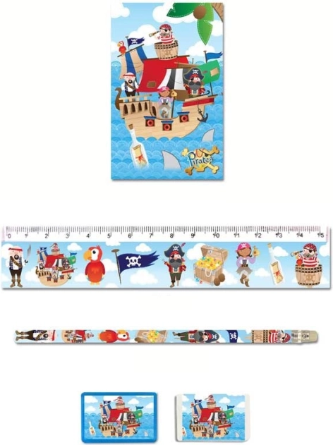 Set de scris Pirați pentru copii