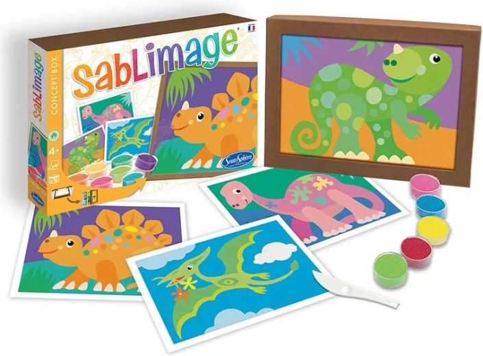 Sentosphere Sablimage imagini cu nisip dinozauri