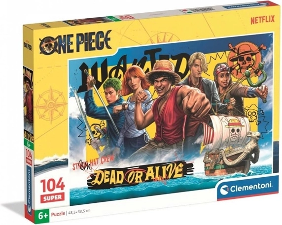 Puzzle Clementoni Super Color One Piece (Netflix) 104 piese