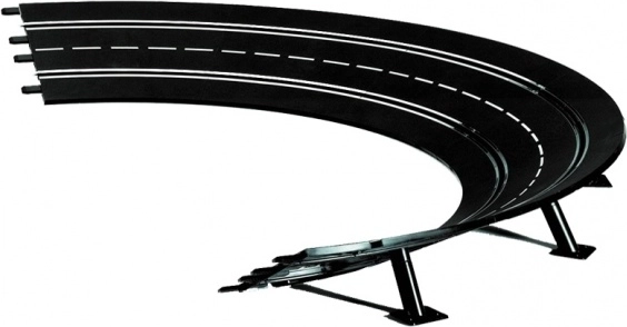 Curbă înclinată 2/30 pentru piste Carrera Evolution, Digital 132 și Digital 124
