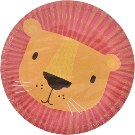 Farfurii din hârtie Jungle 18 cm (10 buc.)