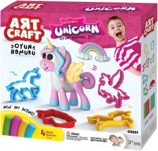 Set de modelaj Art Craft cu unicorni 200 g
