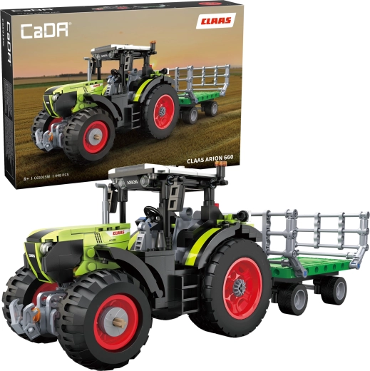 Set de construcție CaDA – tractor Claas Arion 660 (448 piese)
