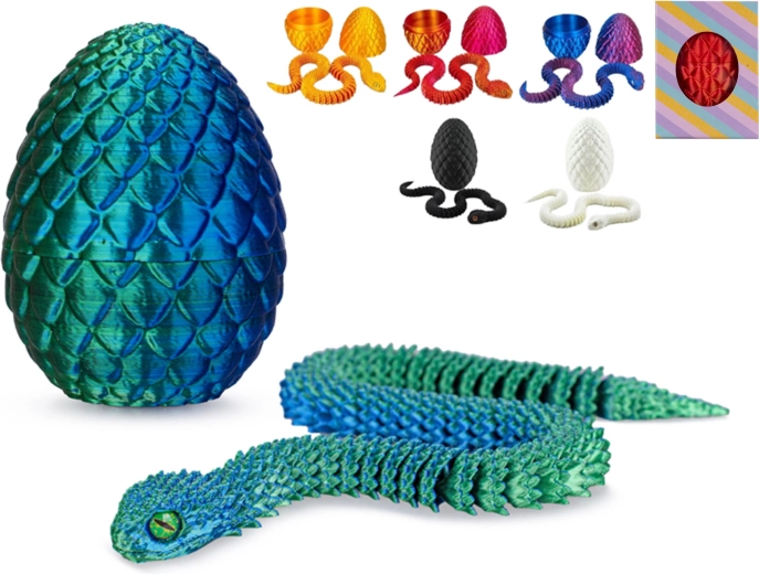 Ou de dragon cu șarpe – jucărie pentru copii