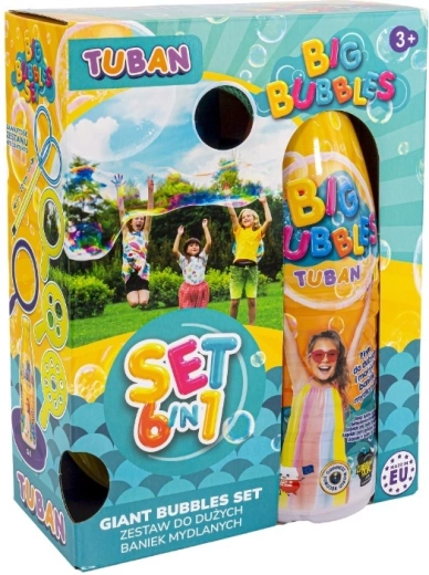 Set pentru baloane mari de săpun 6 în 1