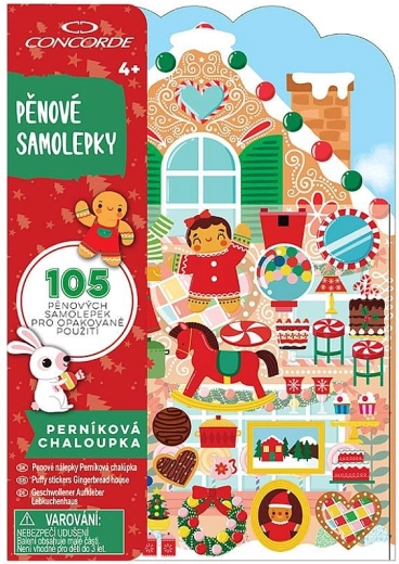 Autocolante din spumă CONCORDE căsuța din turtă dulce