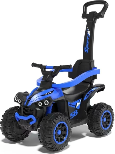 Premergător pentru copii cu tijă de ghidare Baby Mix Mega albastru