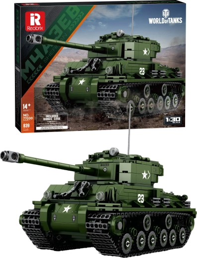Set de construcție tanc M4A3E8 Sherman World of Tanks 1:48 (839 piese)