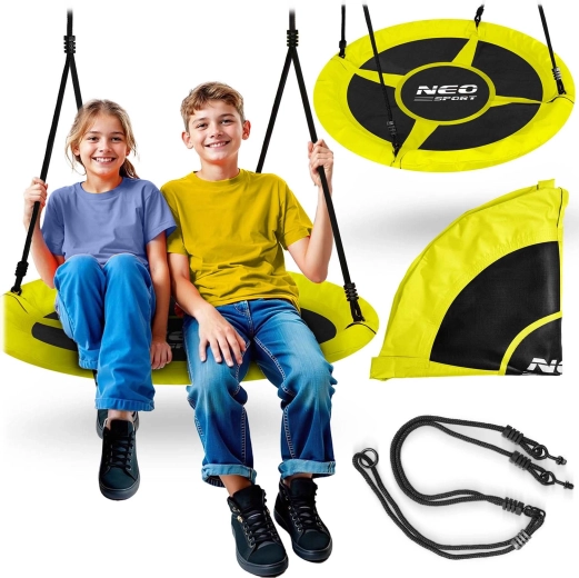 Leagăn rotund tip cuib de barză Neo-Sport Swingo 105 cm