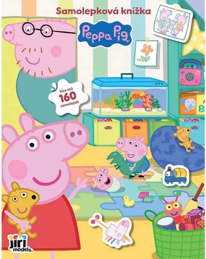 Cărticică cu autocolante Purcelușa Peppa