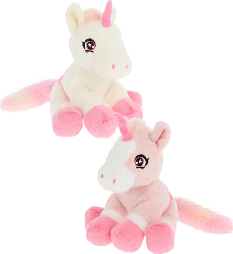 Keeleco unicorn cu codițe împletite, 22 cm, sortiment - 1 bucată