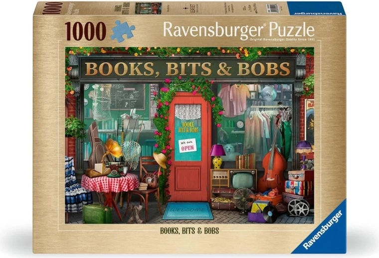 Puzzle Ravensburger Cărți, nimicuri și mărunțișuri – 1000 de piese