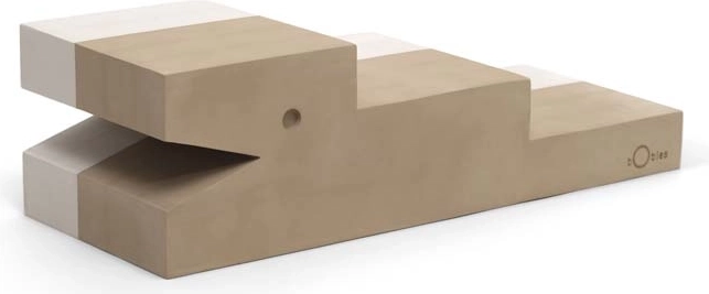bObles crocodil M sand grey – jucărie senzorială de echilibru pentru copii