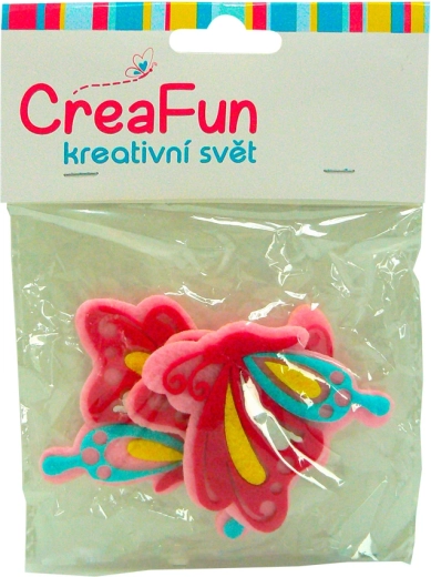 Set de fluturi colorati pentru copii, 3 buc