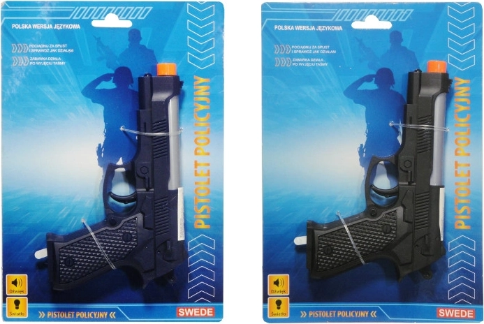 Pistol de poliție cu modul sonor în limba polonă - 1 bucată