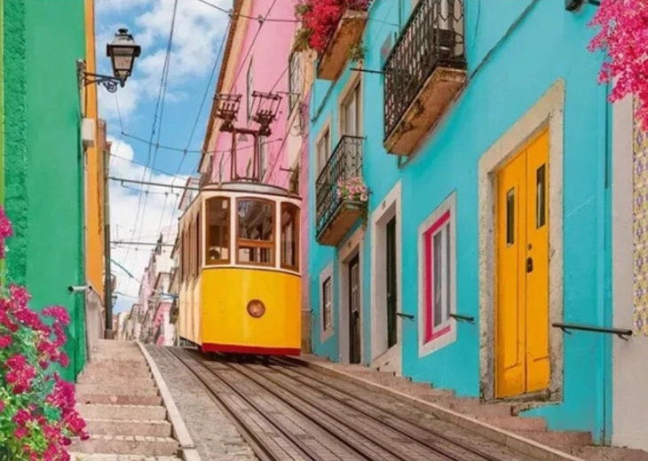 Puzzle Ravensburger Rețeaua de tramvai 1000 piese