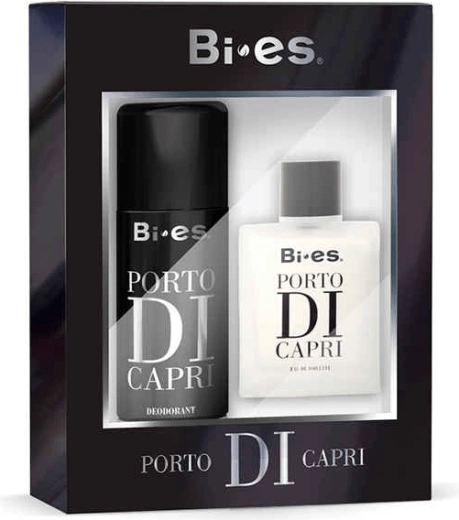 Bi-Es Porto di Capri set cadou pentru bărbați – deodorant 150 ml + apă după ras 100 ml