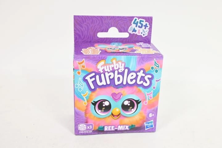 Furby Furblets Ree-Mix jucărie interactivă de pluș cu clips - 1 bucată