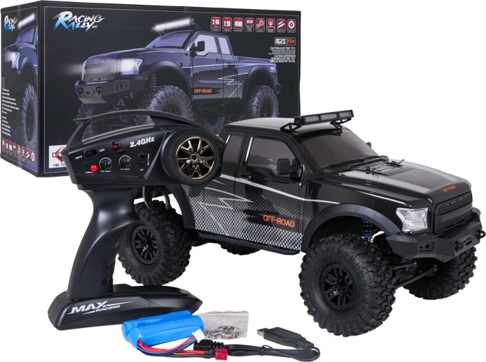 Mașină RC de teren Climbing beast 4x4 1:10 neagră