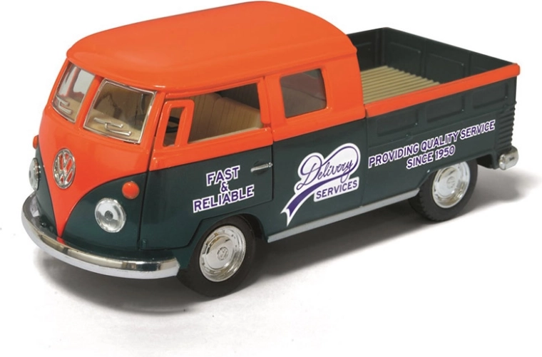 Model metalic Volkswagen Bus Double Cab Pickup 1963