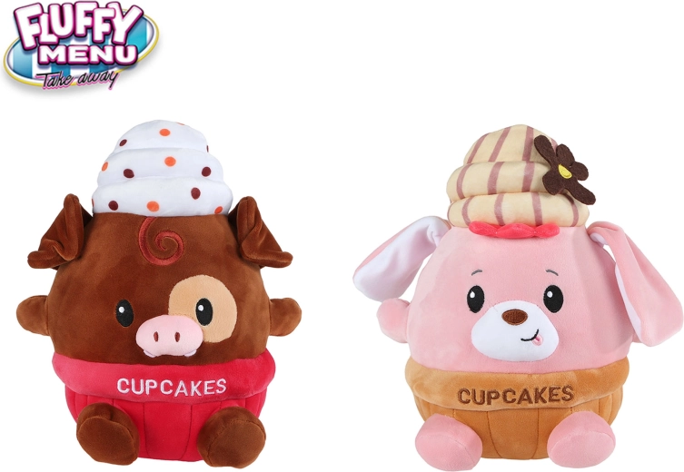 Animăluț de pluș cupcake Fluffy Menu 27 cm