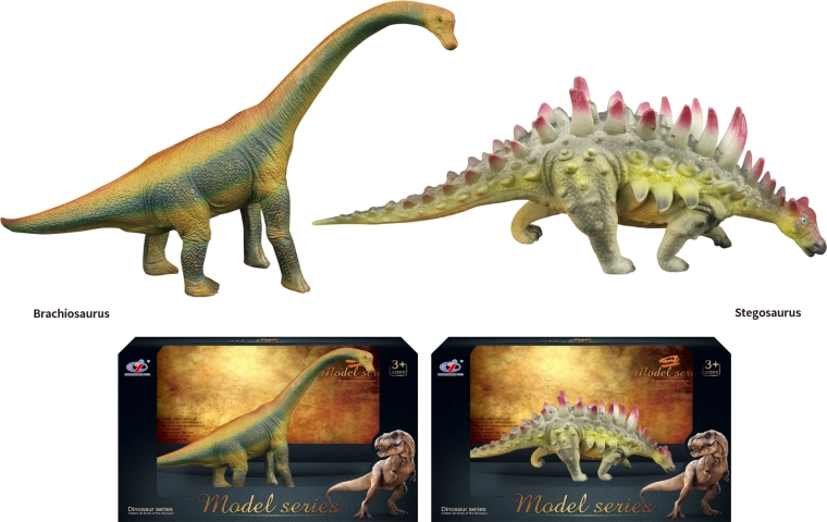 Lumea dinozaurilor – figurine de dinozauri, 2 tipuri
