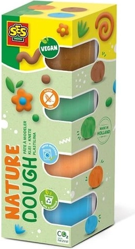 SES Plastilină Nature 4 × 90 g