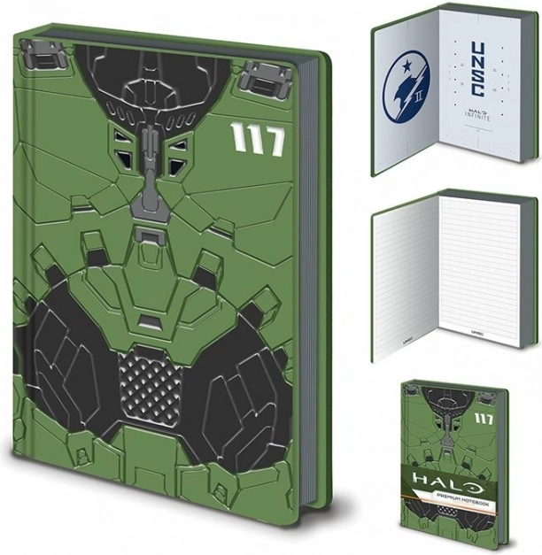 Caiet liniat premium A5 HALO